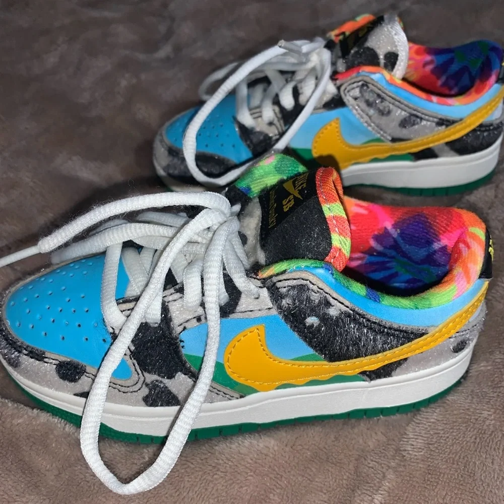 Ben & Jerry's x Nike Dunk Low SB 'Chunky Dunky' SIZE 11C Pre-Schooler - Picture 2 of 7